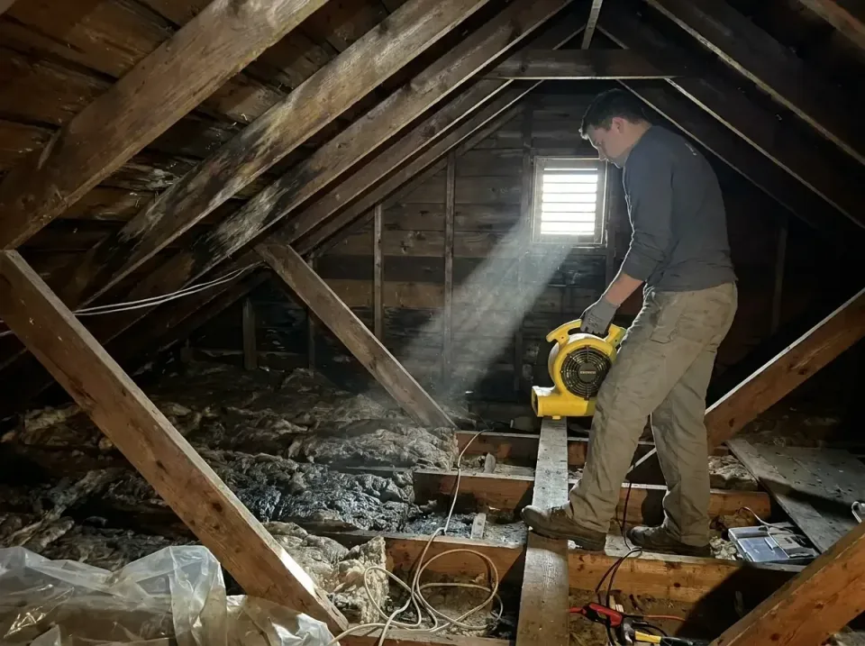 attic-water-damage-drying-proc-007 — frequently asked questions, Emergency Water Extraction & 24/7 Flood Response in Byron,…